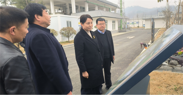 商南縣委副書記、縣長劉華到水環(huán)境公司商南縣污水處理廠調研.jpg